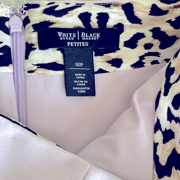 WHBM Double Texture Pencil Skirt Lilac Pink 00P - Picture 7 of 11